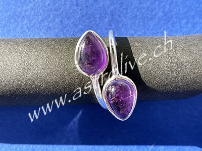 Anello ametista argento 925