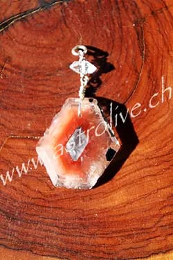 Ciondolo eudialyte con gancio in argento 925 26