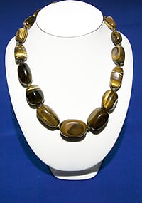 Collana Occhio di Tigre big - Gemelli