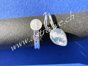 Anello pietra di luna argento 925