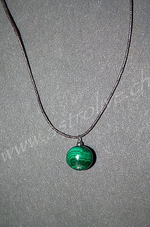 Ciondolo Malachite tondo - Sagittario