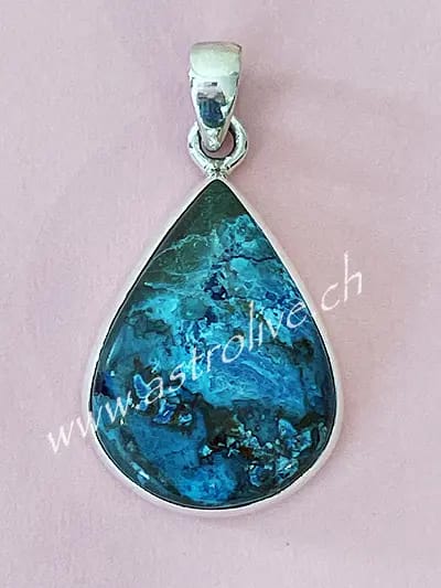 Ciondolo shattuckite argento 925