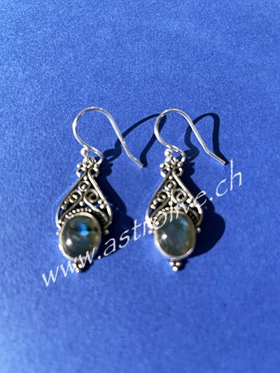 Orecchini labradorite argento 925