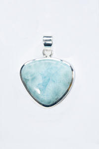 Ciondolo Larimar a cuore