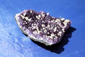 Geode ametista e calcite 552gr